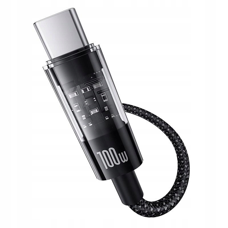Kabel Baseus Gem Usb-usb C 100W 1m czarny