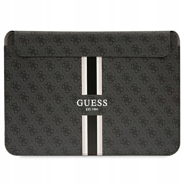 Guess Sleeve GUCS16P4RPSK 16" černý/černý 4G Printed Stripes