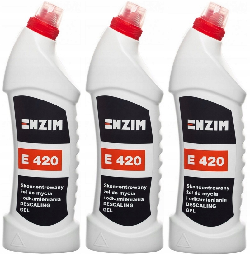 

Enzim Żel do Mycia i Odkamieniania E420 Zestaw 3x