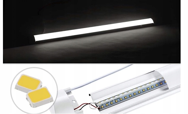 ŚWIRTLÓWKA LED t5 lampa panel liniowa mocne światło DO WARSZTATU NATYNKOWA Marka inna