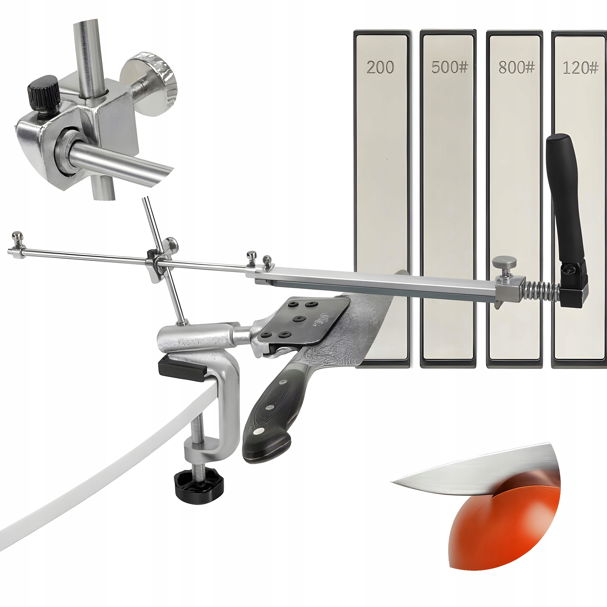 Diamentowy System Ostrzałek Do Noży Ruixin Kamienie Regulacja Kąta 200-1200