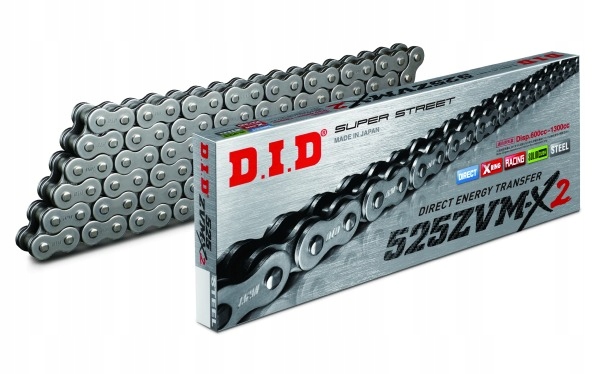 D.I.D Hnacie Reťaze Moto. DID 525 X-ring (4629AN)