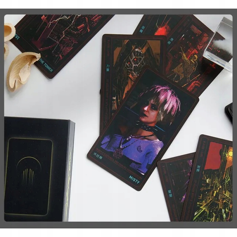 Karty Tarota Cyberpunk 2077 Wiek gracza 5-7 lat