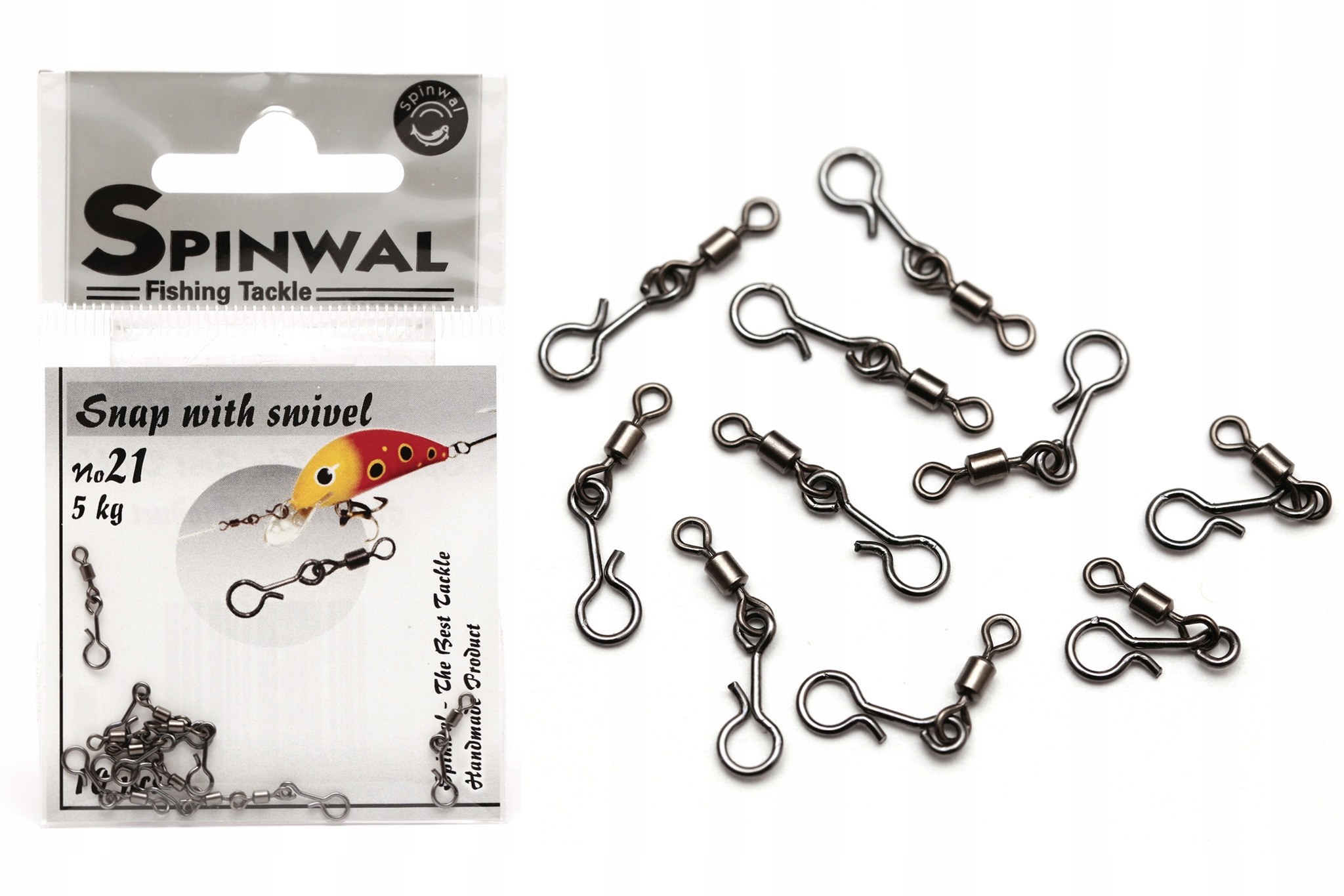 

Wytrzymałe Agrafki Z Krętlikiem Spinwal SWS21/5kg