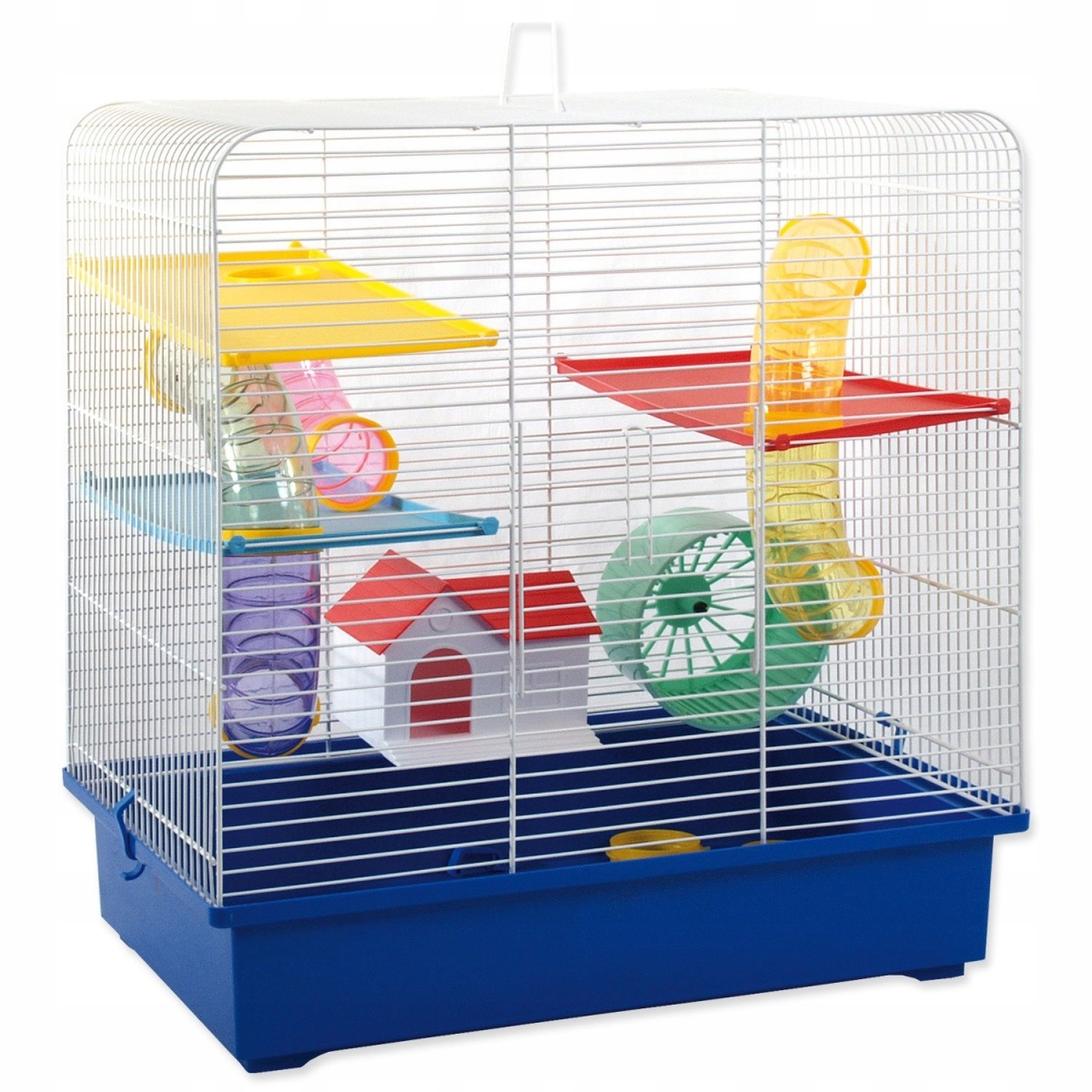 Levně Klec Small Animals CH5 bílá a modrá 49x32,5x52,5cm