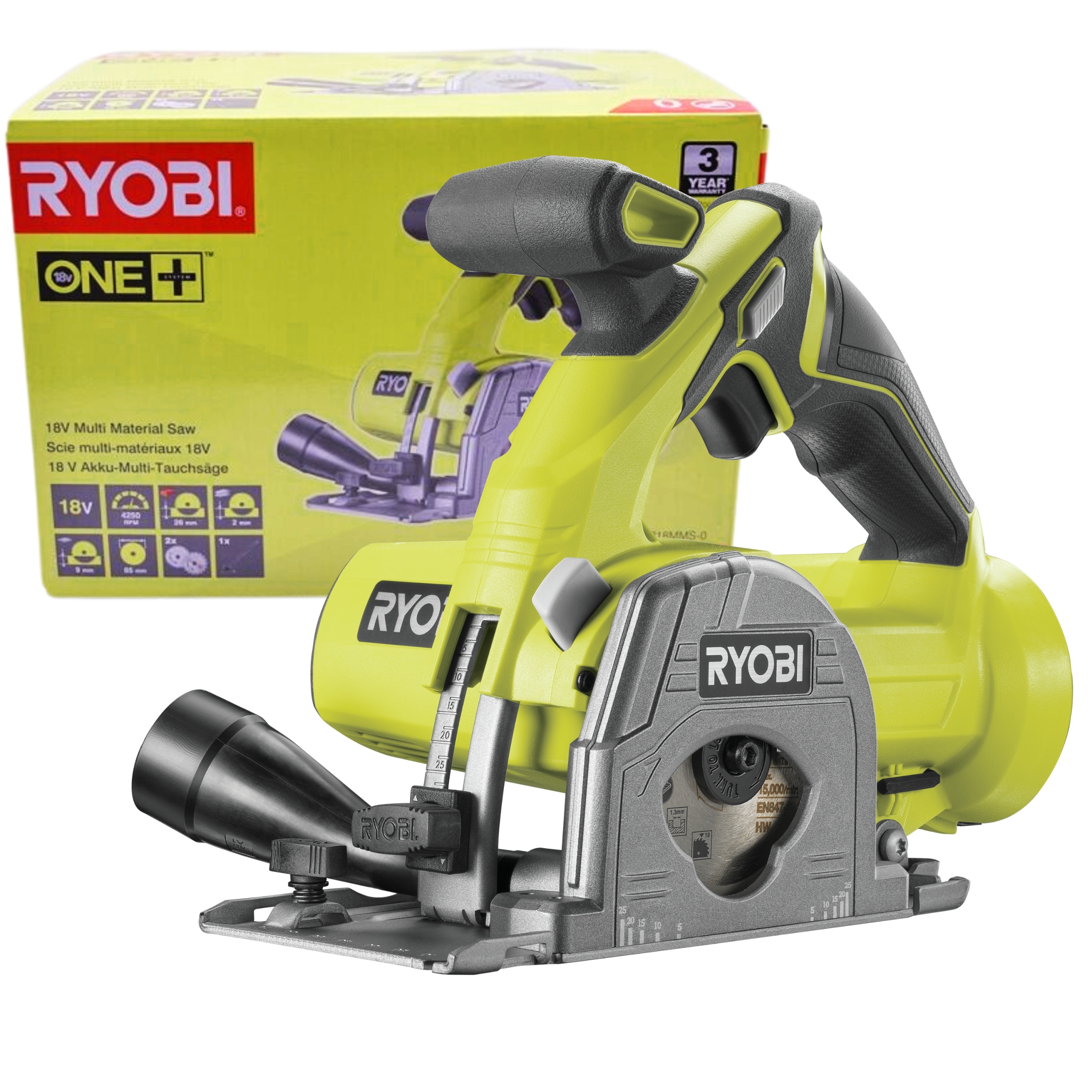 RYOBI PIŁA R18MMS-0 PILARKA PRZECINARKA TARCZOWA AKUMULATOROWA 18V 85mm