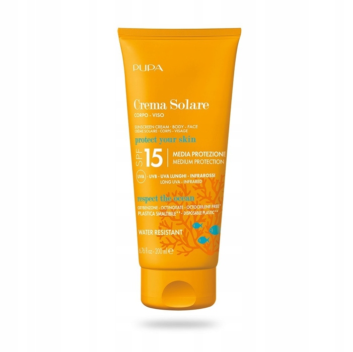 Pupa Milano Krém na opalování Spf 15 200 ml