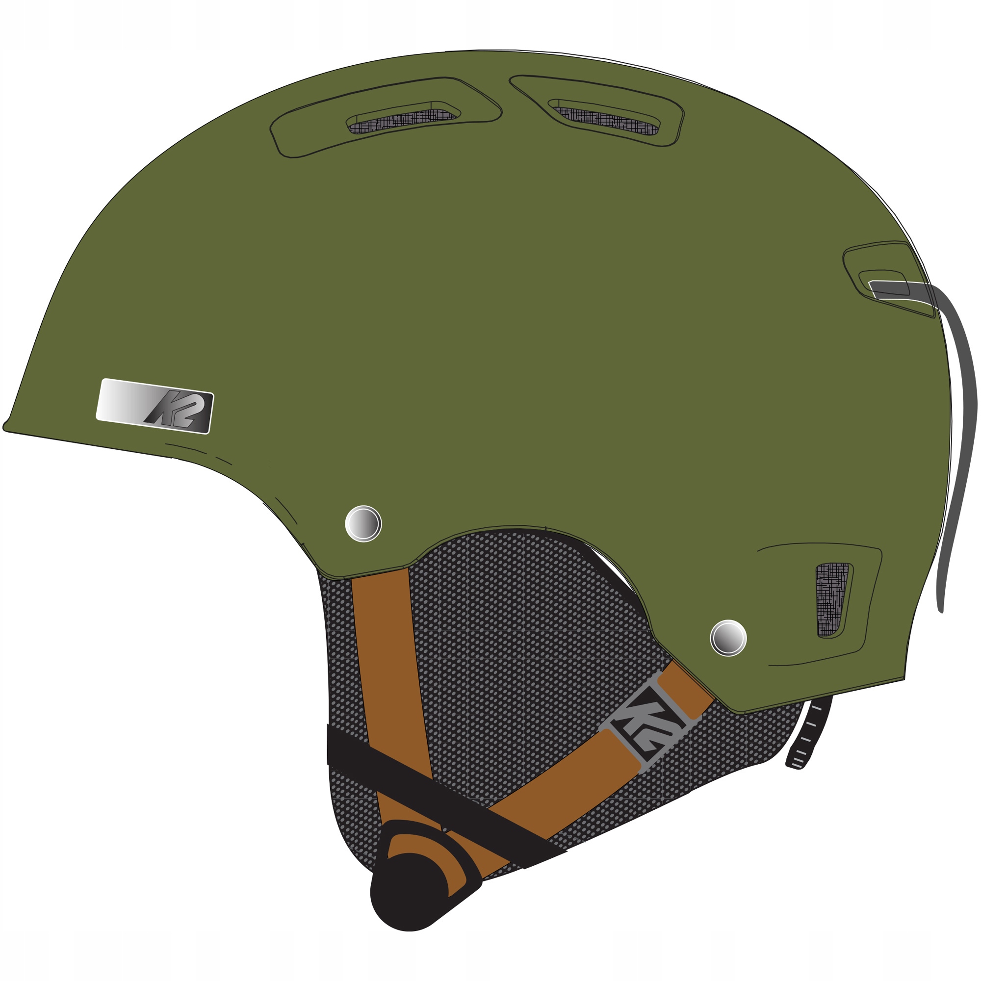 Lyžařská přilba K2 Verdict zelená 10G5005.3.1. S