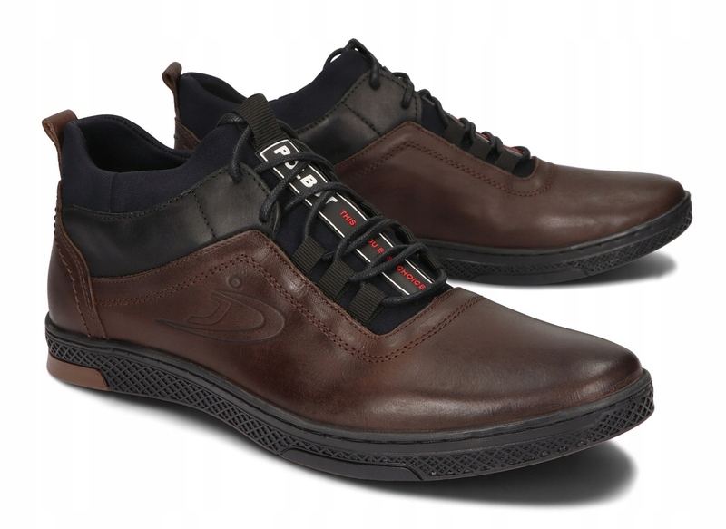 

Buty Męskie Skóra Ocieplane Polbut K-27F Brąz 45