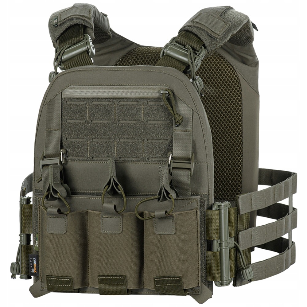 Taktická vesta Plate Carrier Cuirass Fast Elite M-Tac Molle zelená