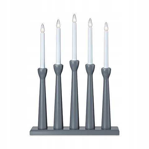 Stolní svícen Moseskär šedý Markslojd