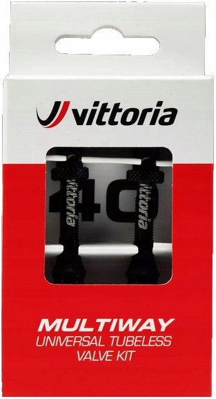 Vittoria wentyle Multiway Valves 60mm czarne