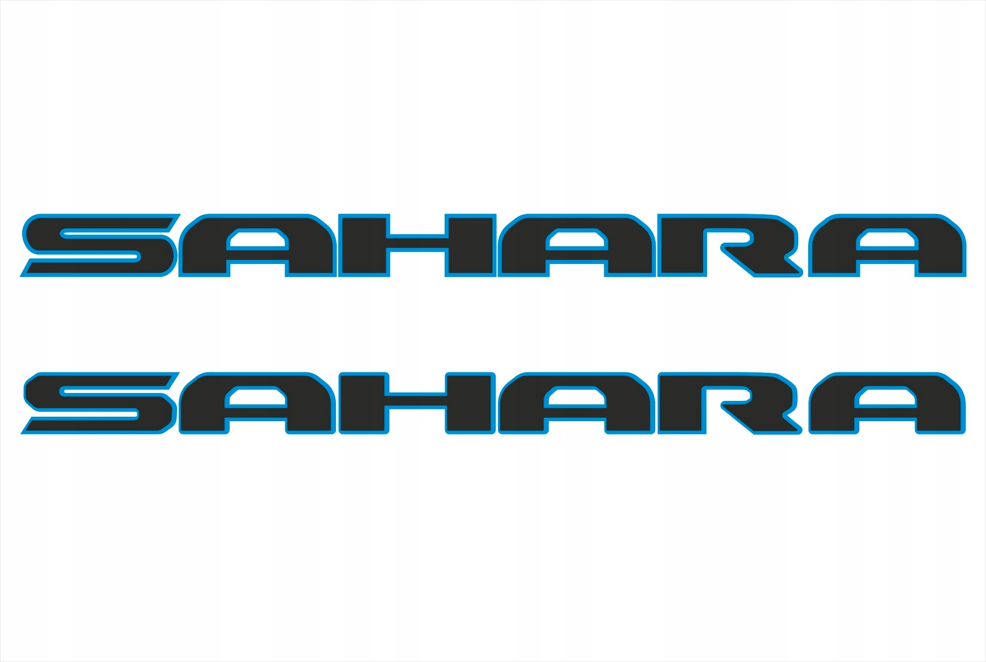 Samolepky Jeep Wrangler Jl, Jt Sahara 2 barvy 2018-2024