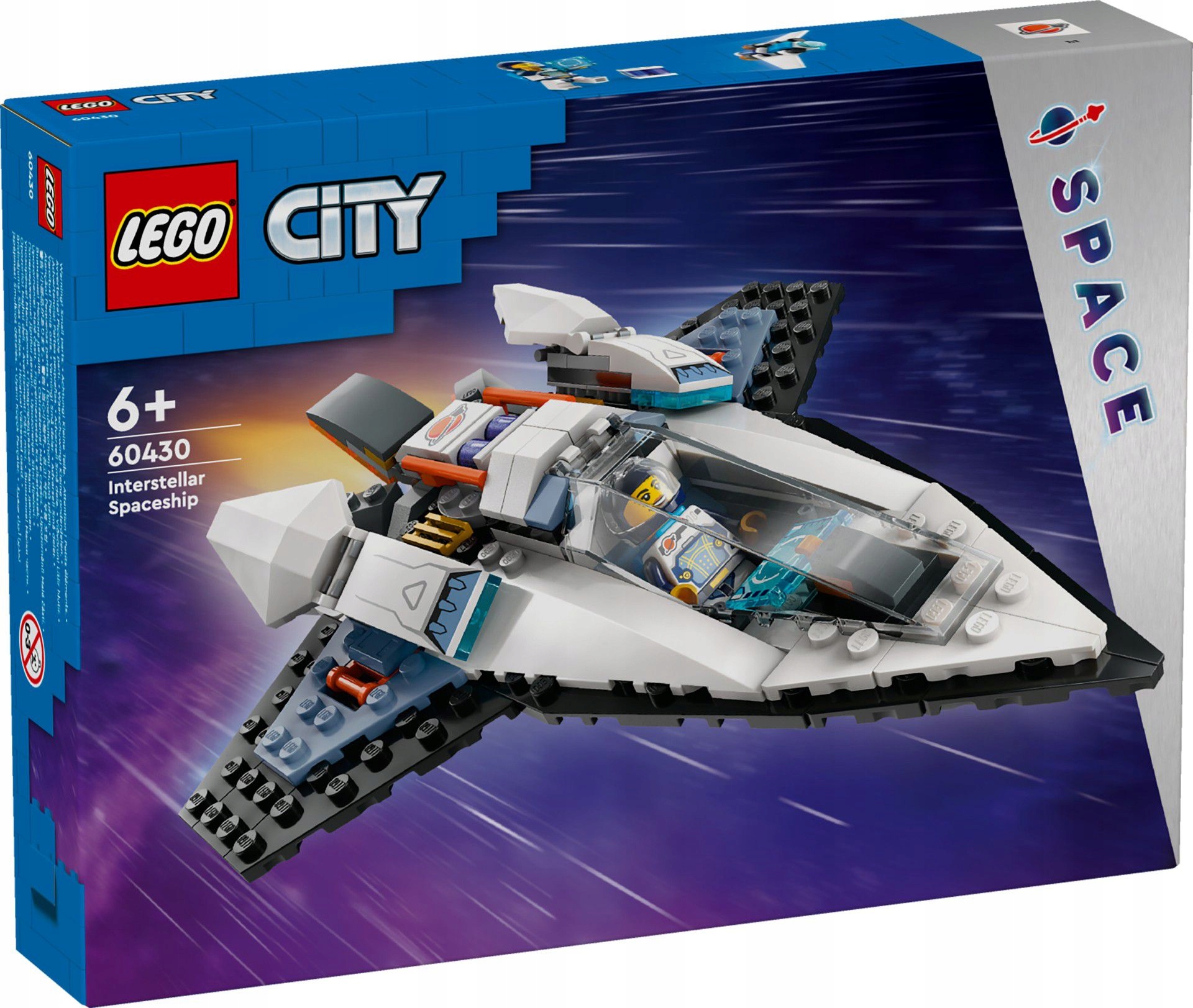 Lego City 60430 Statek Międzygwiezdny 6+ Nowy
