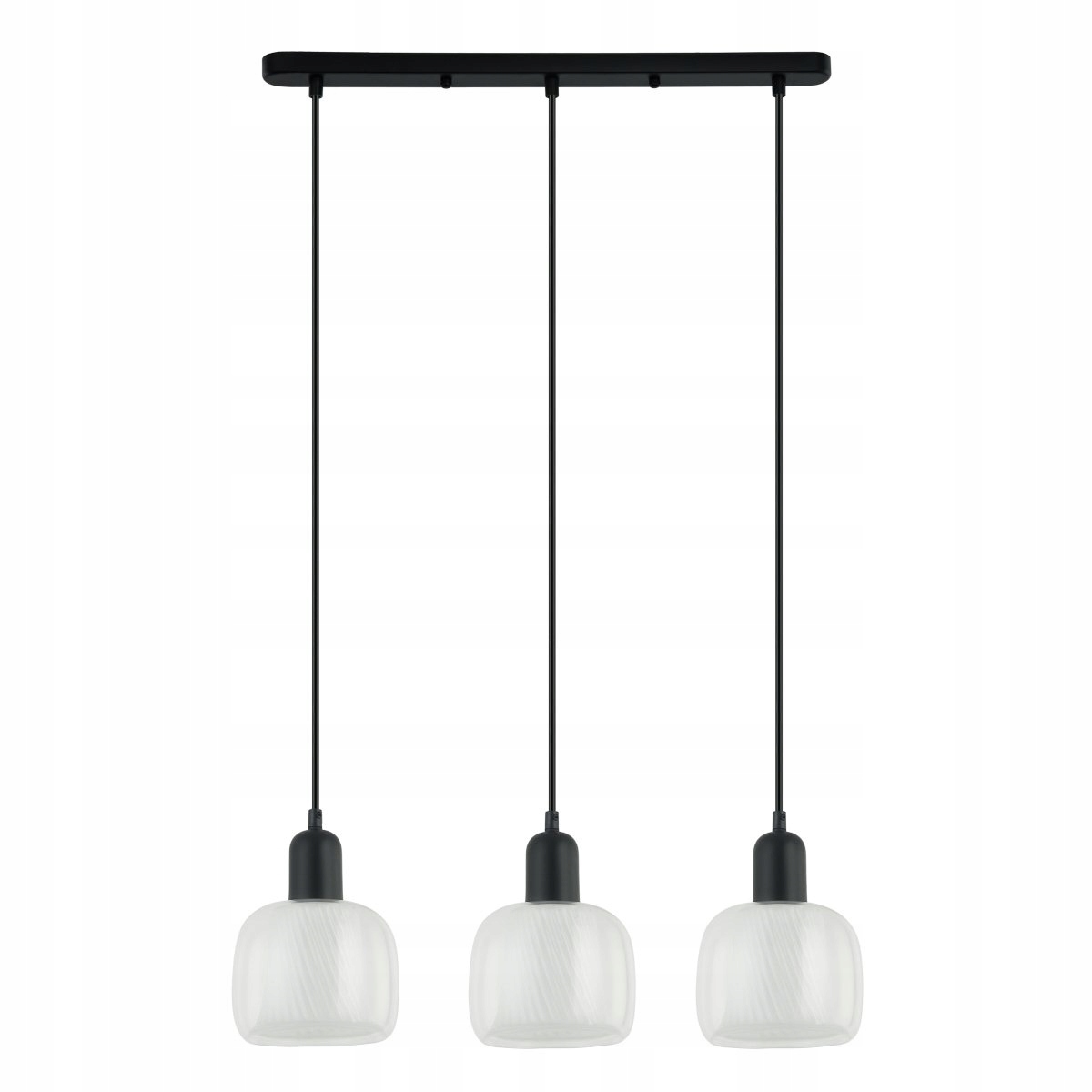 Závesná lampa Lamezia PND-67594-3-BK+CL Italux