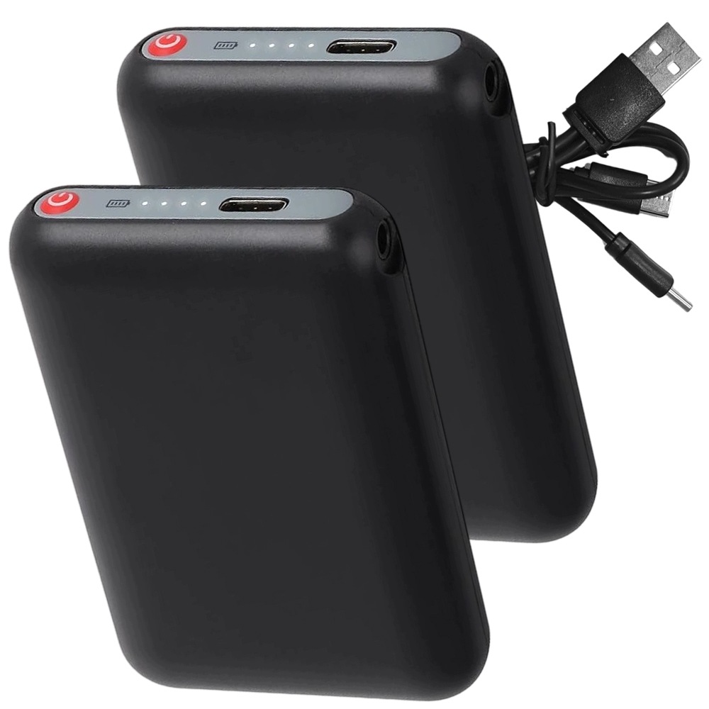Powerbanka 5000MAH 2KS Usb Pro Vyhřívané Vesty, Ohnivzdorný Materiál