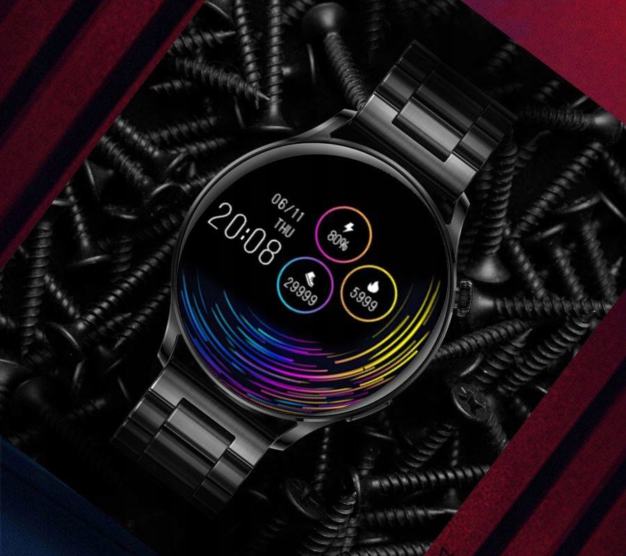 SMARTWATCH RUBICON RNCE81 PULS GŁOŚNIK MIKROFON Komunikacja Bluetooth