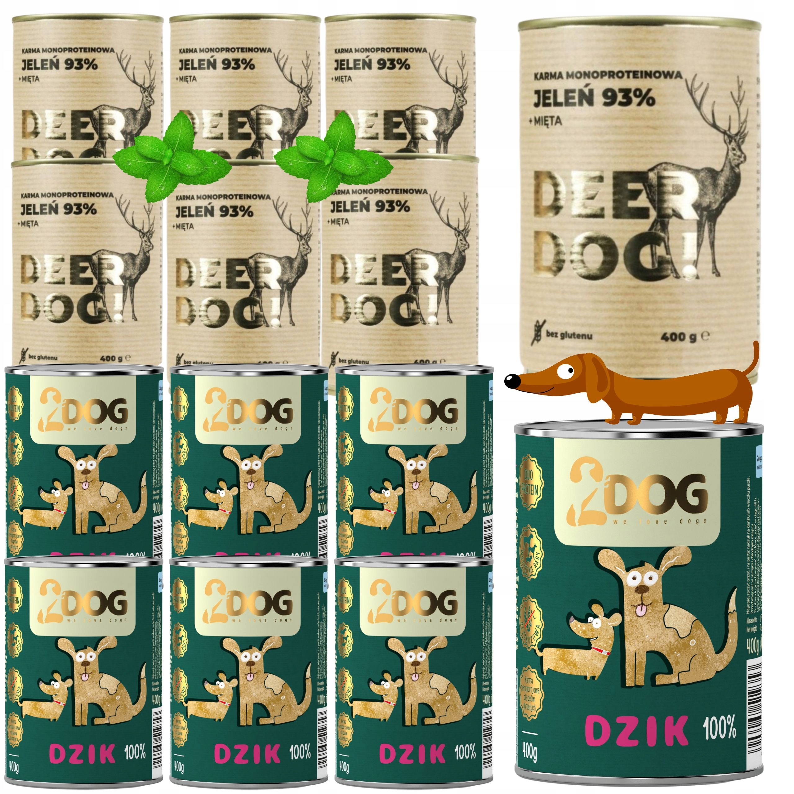 Levně Vlhké Krmivo Pro Psy Jelen 400 G 100% Divočák Monoproteinový Bez Obilovin