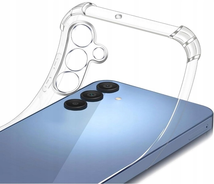 ETUI PANCERNE SHOCKPROOF Z OCHRONĄ NA WYSPĘ DO SAMSUNG A15 4G / 5G + SZKŁO Marka Pskom