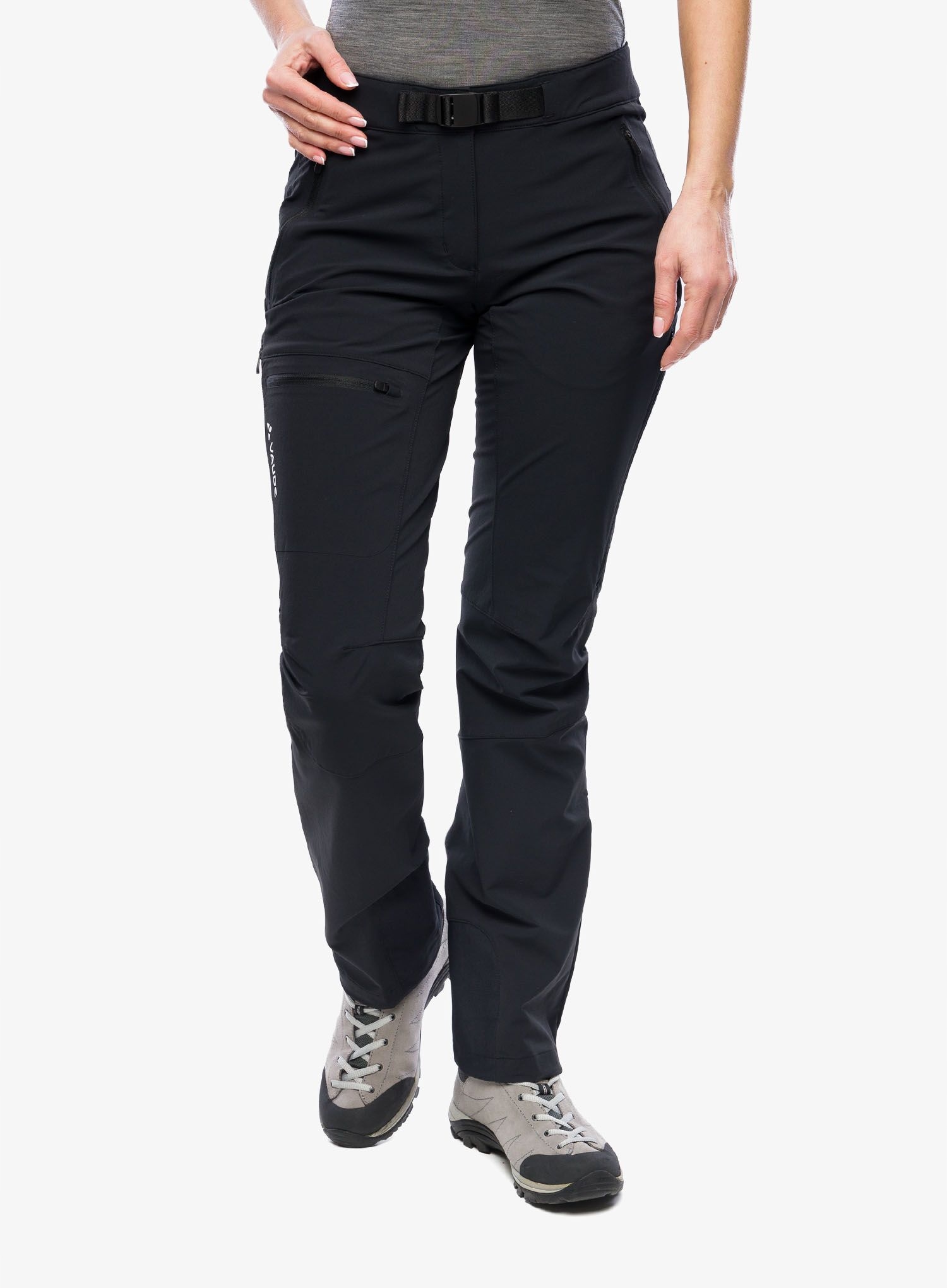 Dámské softshellové kalhoty Vaude Badile Pants II černá/černá 42 (L)