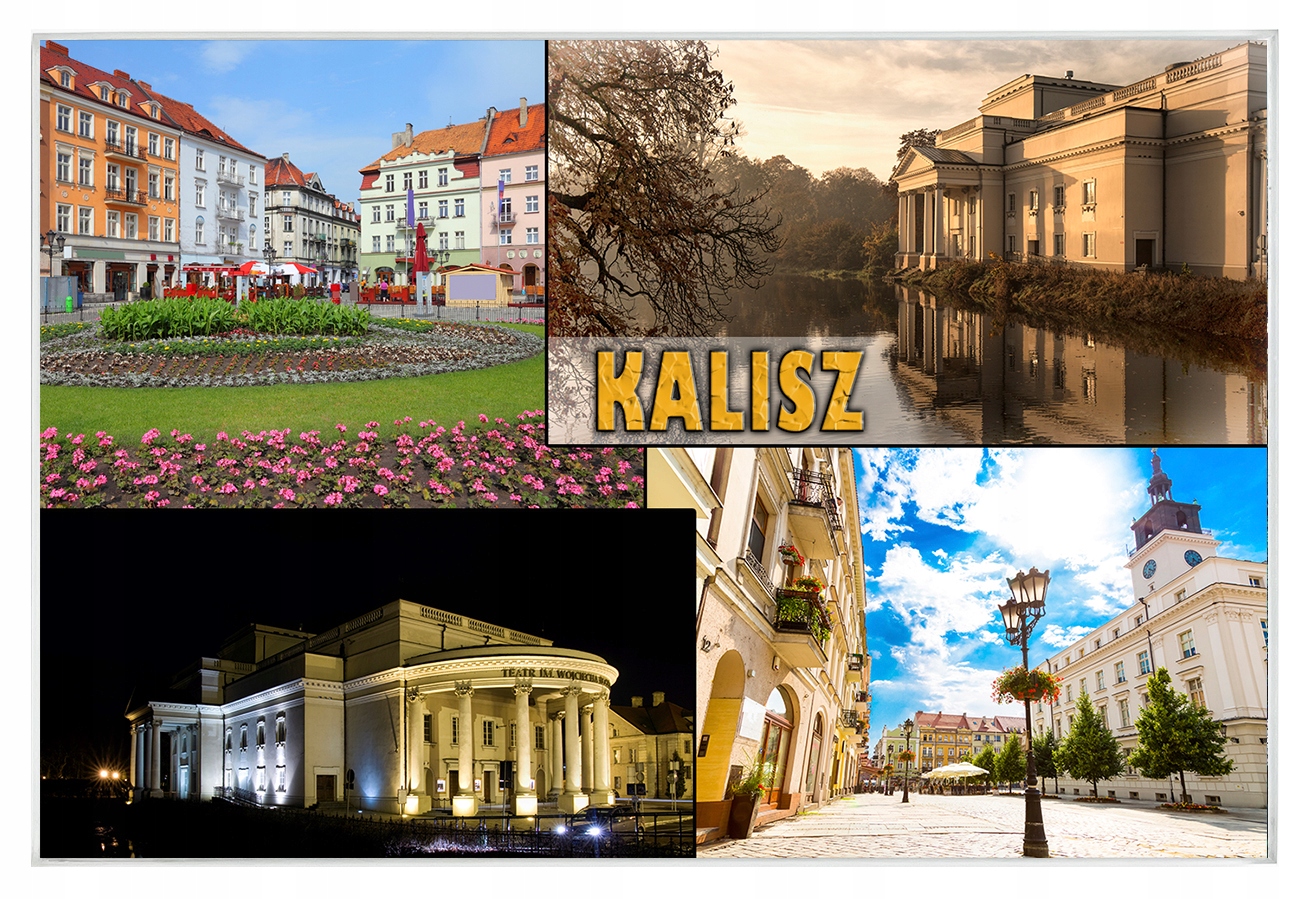 Magnesy na lodówkę miasta - KALISZ