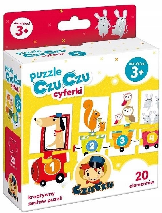 

CzuCzu Puzzle Cyferki Zestaw 20 El Pociąg 68cm