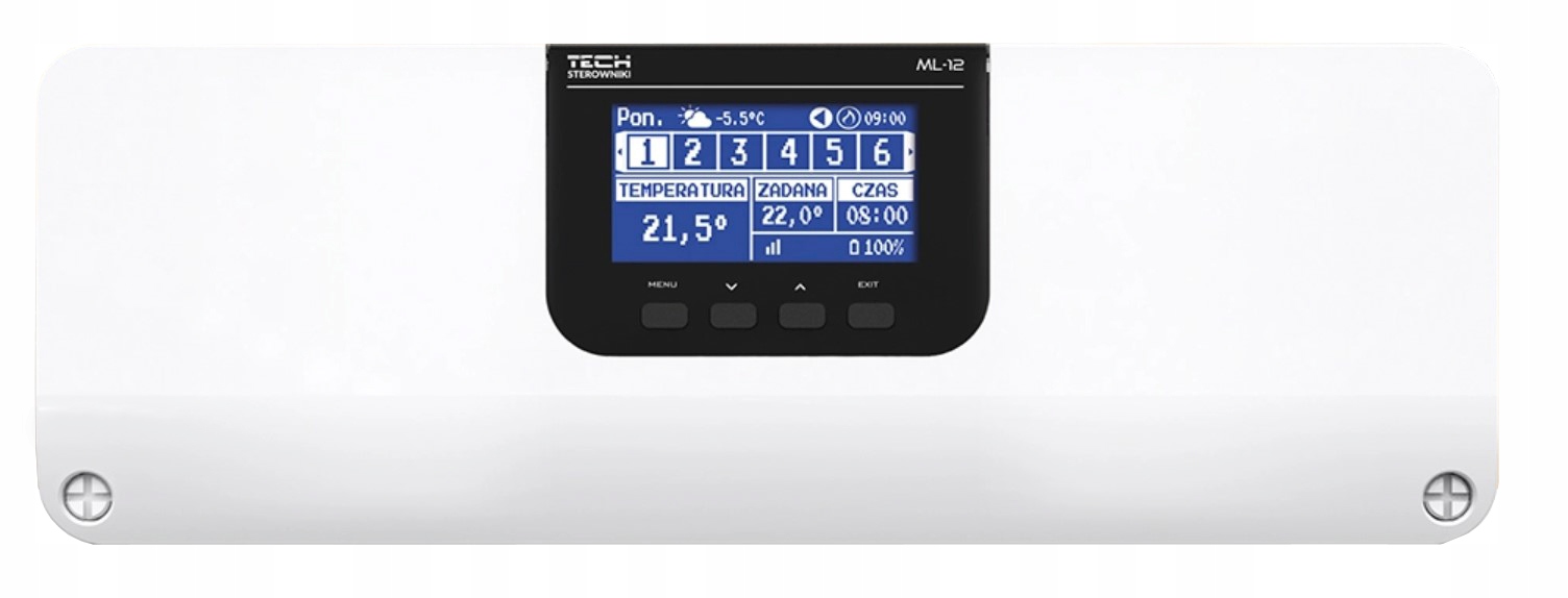 STEROWNIK SIŁOWNIKÓW TERMOSTATYCZNYCH ML-12 TECH Rodzaj wodne