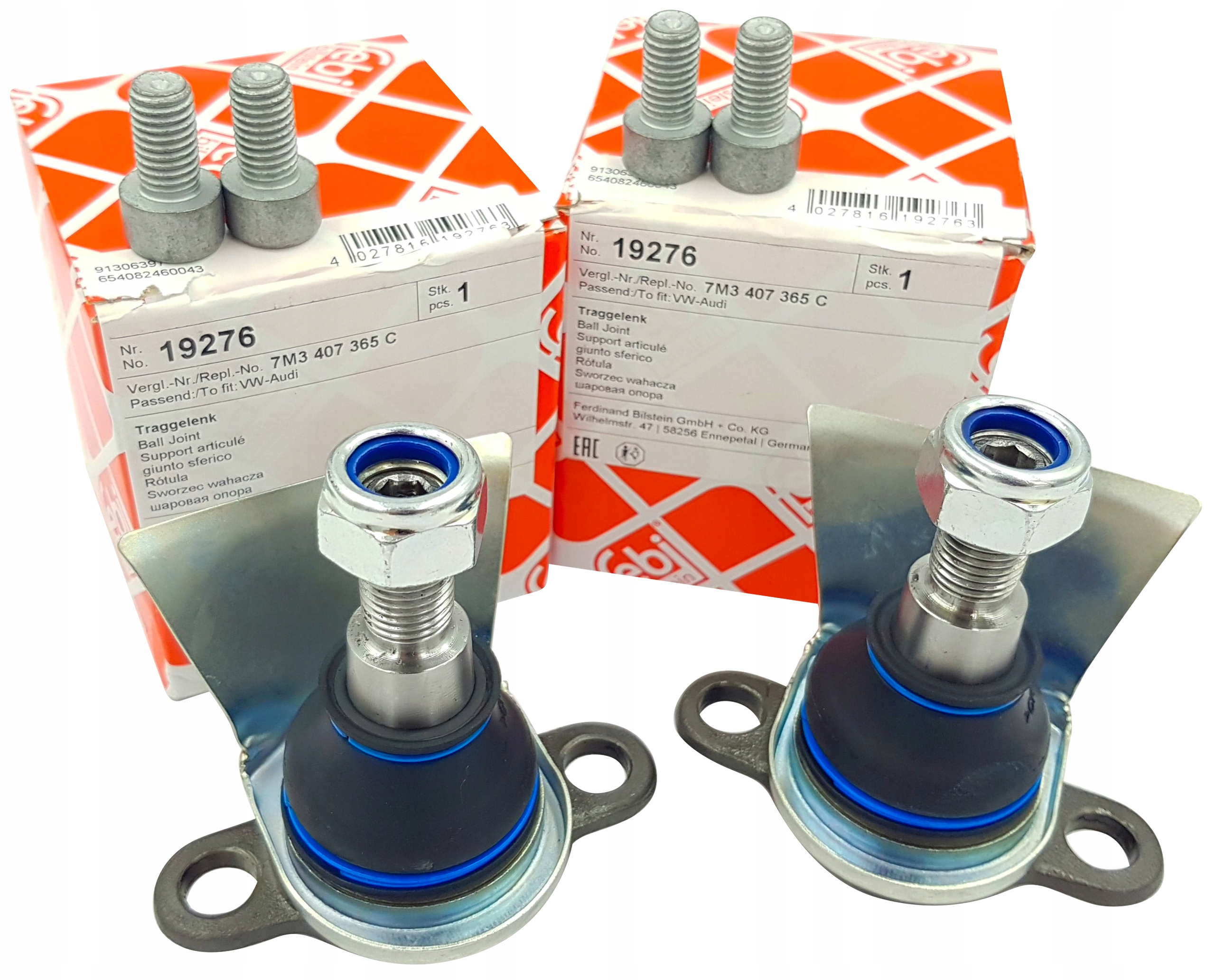 19276 - ШТИФТ РЫЧАГА УПРАВЛЕНИЯ ПЕРЕДНИЙ VW SHARAN 1.9 2.0 TDI 2ШТ