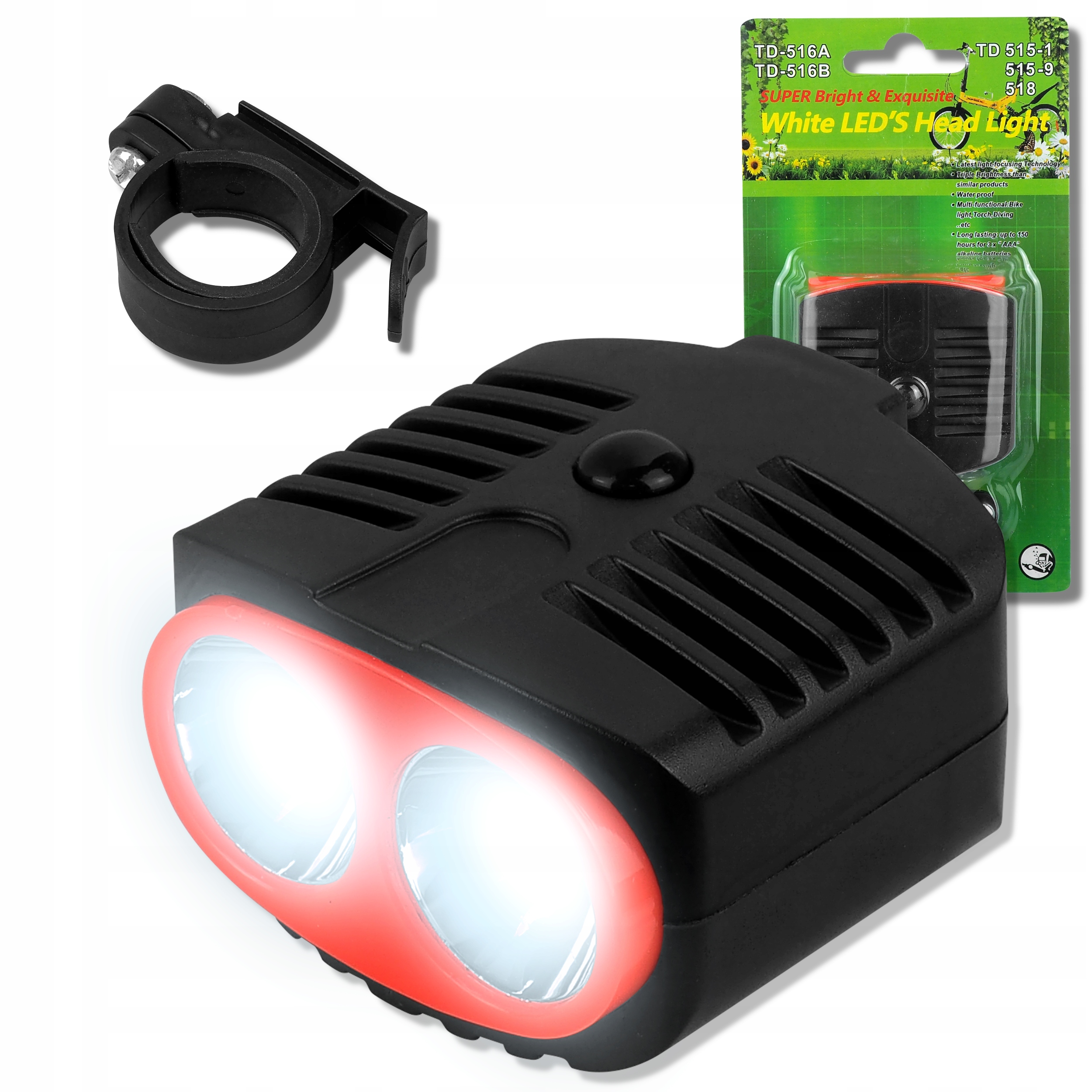 

Mocna Lampka Rowerowa Przednia Led Na Baterie