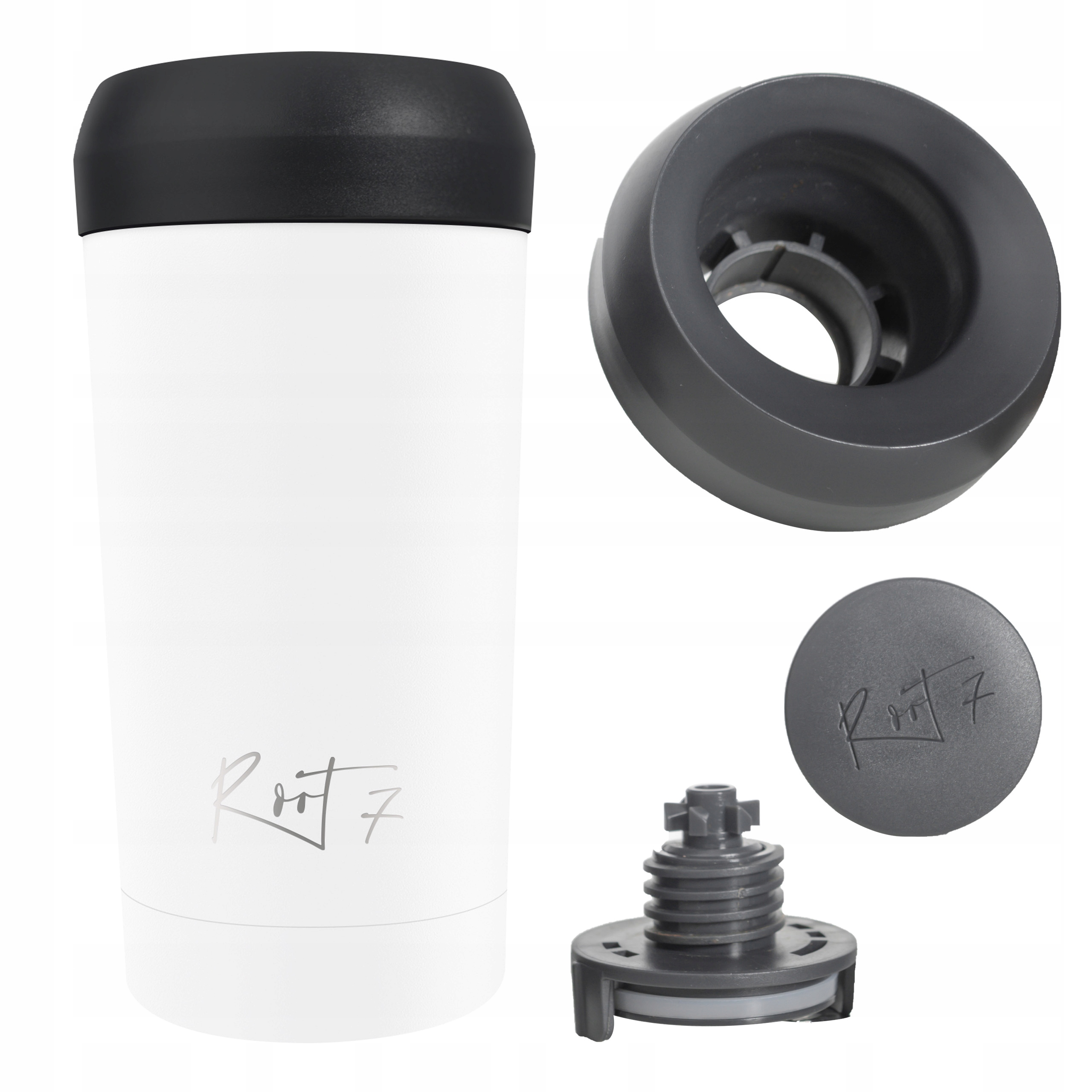 Root7 Termohrnek Bílý na vodu Root7