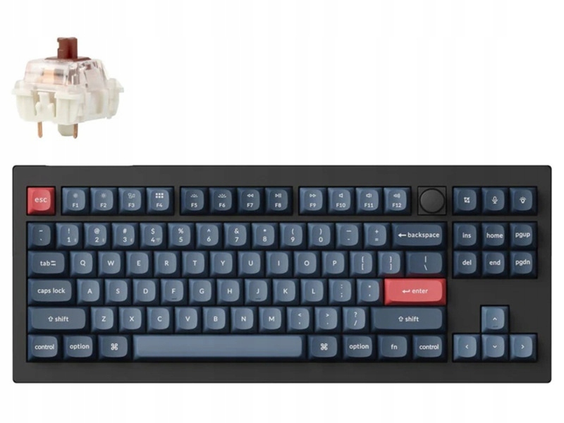 Klawiatura Keychron V3 Max Qmk/via Wireless Custom Jupiter Brown Switch