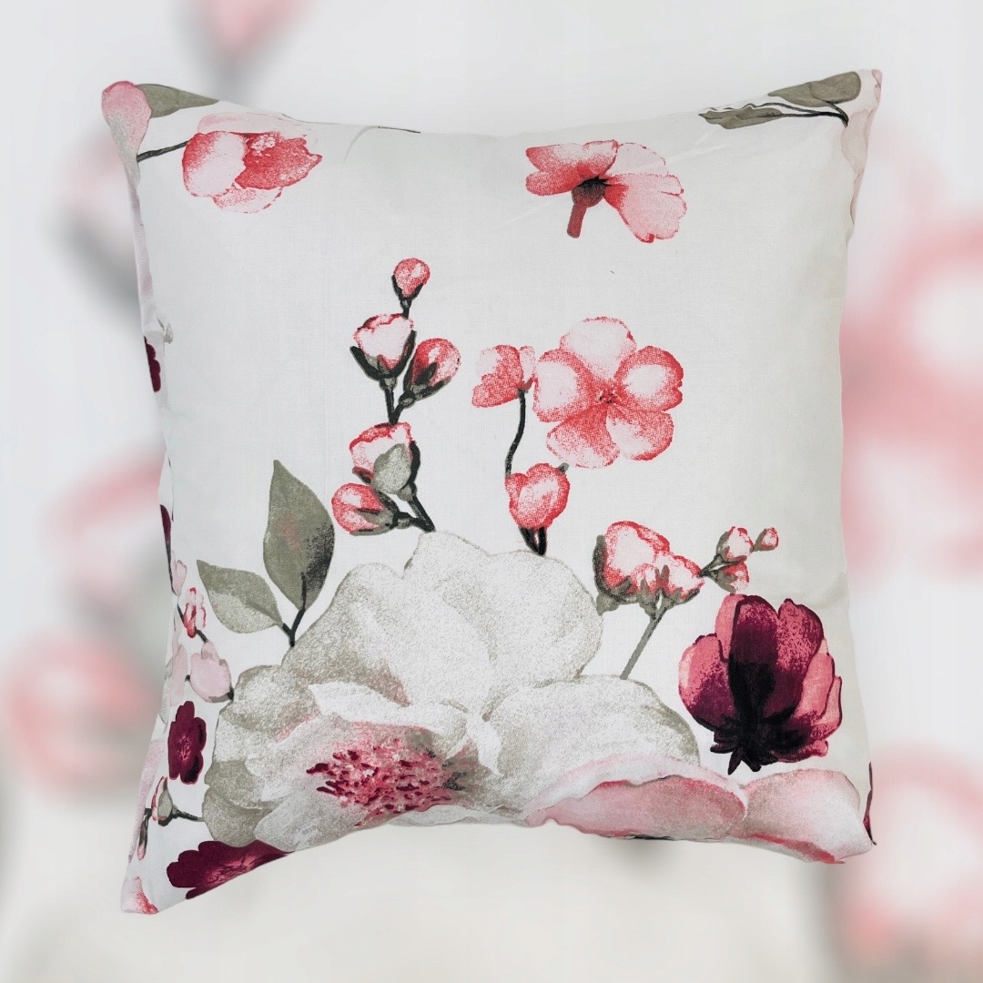 POSZEWKA 40x40 JASIEK 100% BAWEŁNA kwiaty Marka Gre-Max