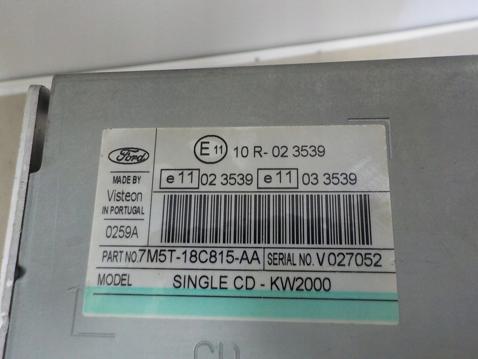 FORD C-MAX FOCUS MK2 RADIO FABRYCZNE AUX KOD