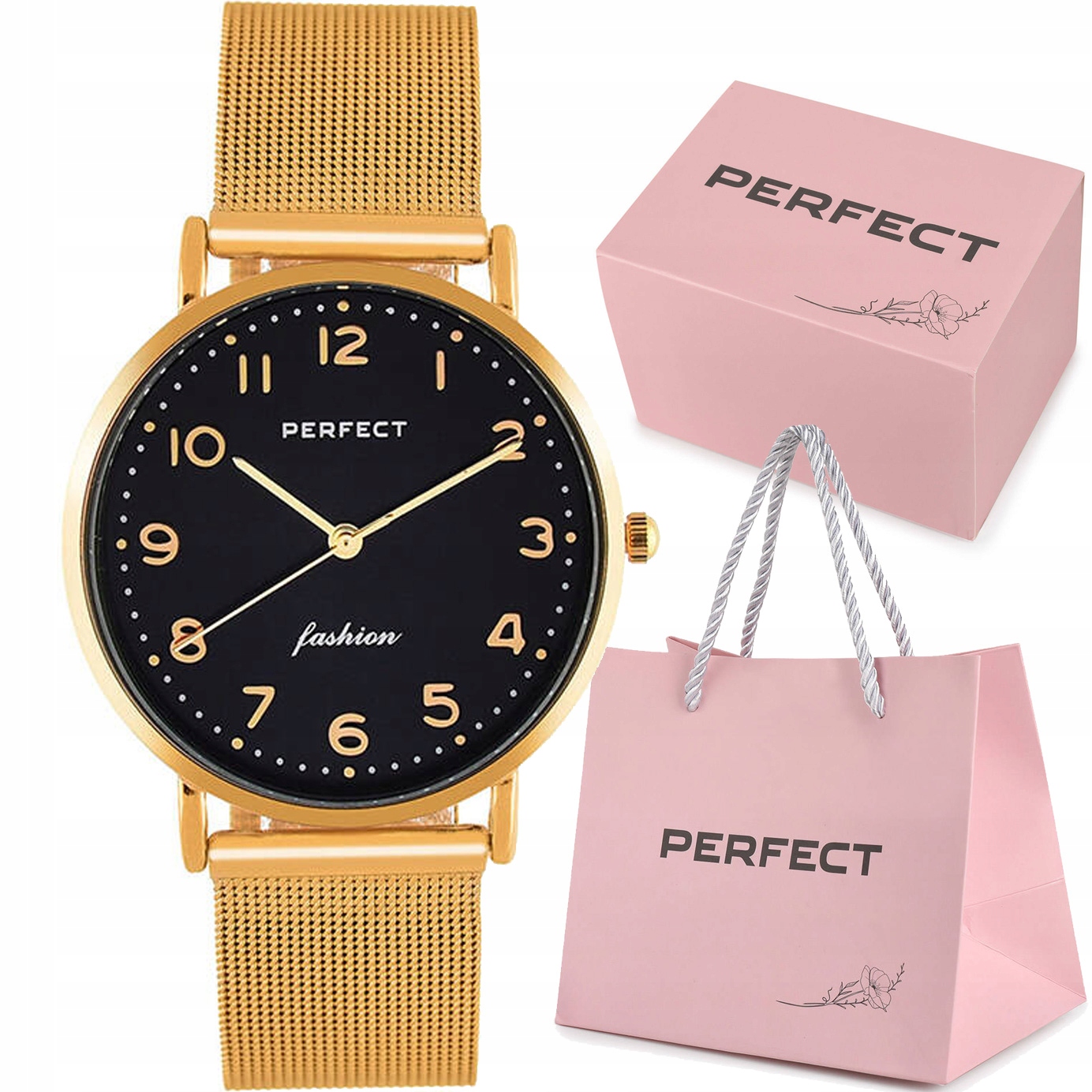 Dámské hodinky Perfect klasická síťovaná síťka jako dárek