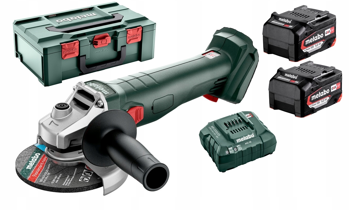 SZLIFIERKA KĄTOWA METABO W 18 L 9-125 QUICK 18V