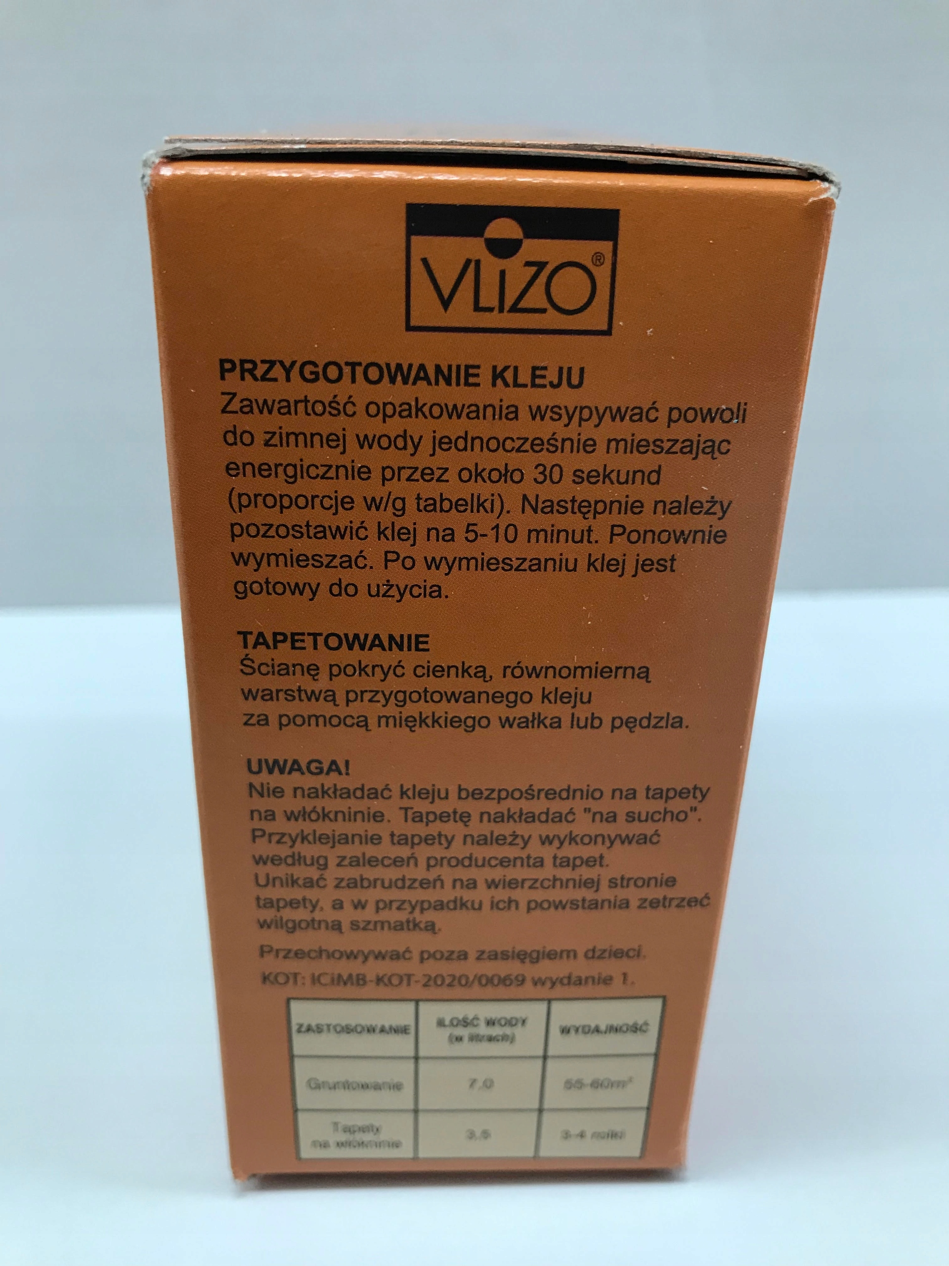 Klej do tapet Vliso Masterline 150g. EAN (GTIN) 5904941716226