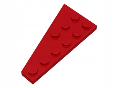 

Lego 54383 Płytka 6x3 Skrzydło czerwona Nowa 2g)