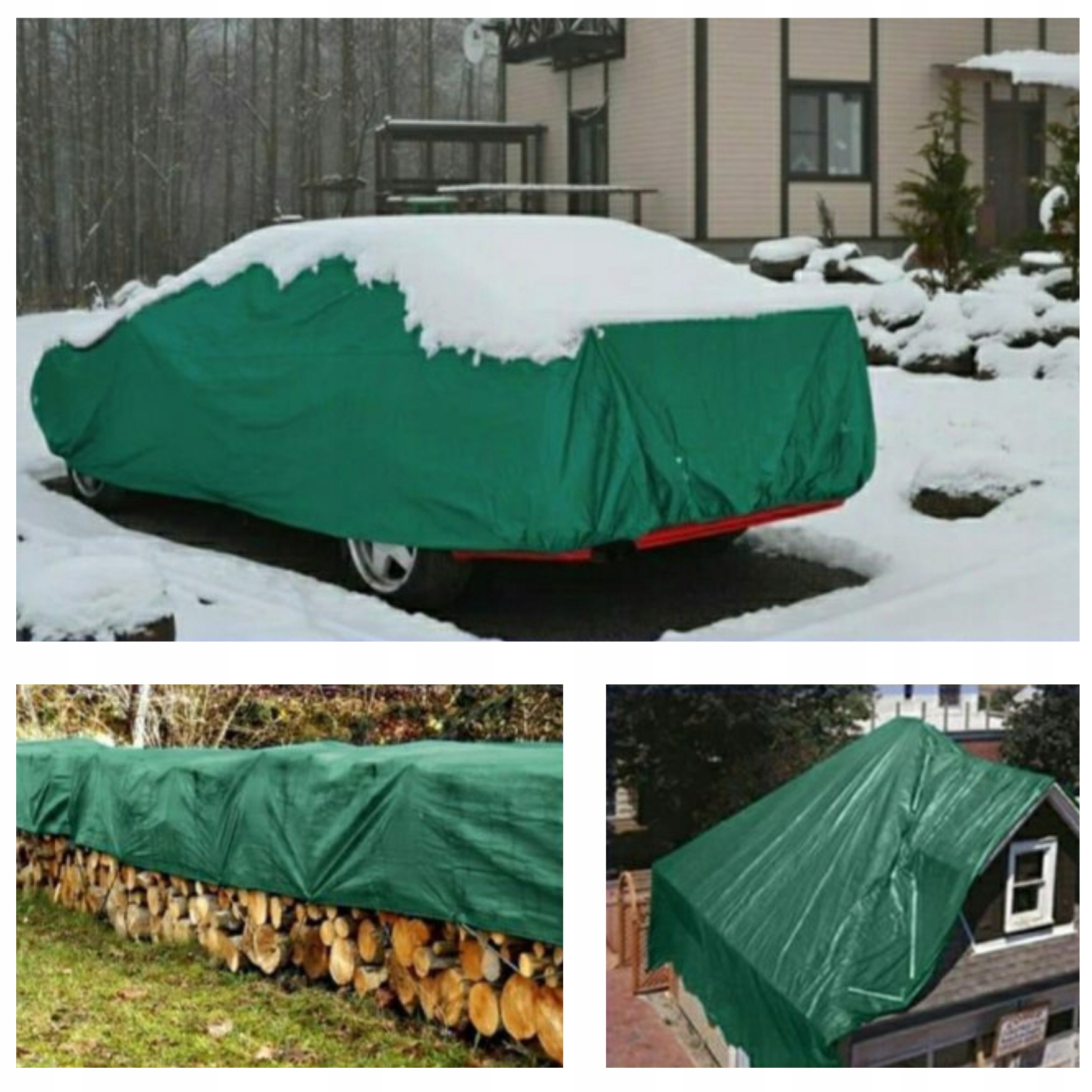 PLANDEKA ZIELONA 2x3m MATA SUPER MOCNA MEGA GRUBA 3x2 2x3 Gramatura (g/m2) inna gramatura