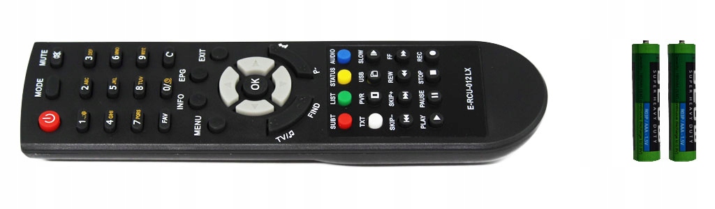 Pilot do dekodera DVB-T2 Skymaster STB M265 Model E-RCU-012