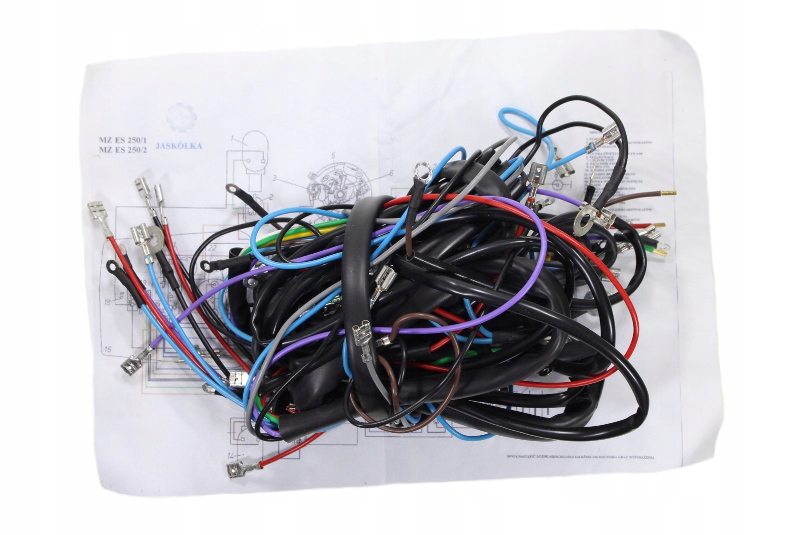 INSTALACJA ELEKTRYCZNA MZ ES 250 250/1 JASKÓŁKA ML Producent Roy