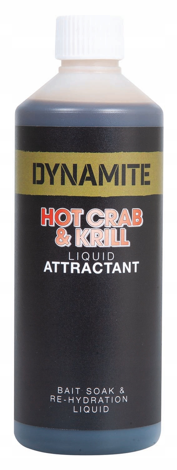 Liquid Hot Crab Krill 500ml Dynamite Baits
