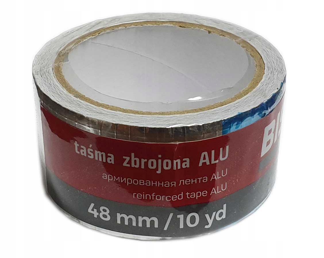

Taśma Aluminiowa 48MM*10 Yd Wzmocniona Supermetal