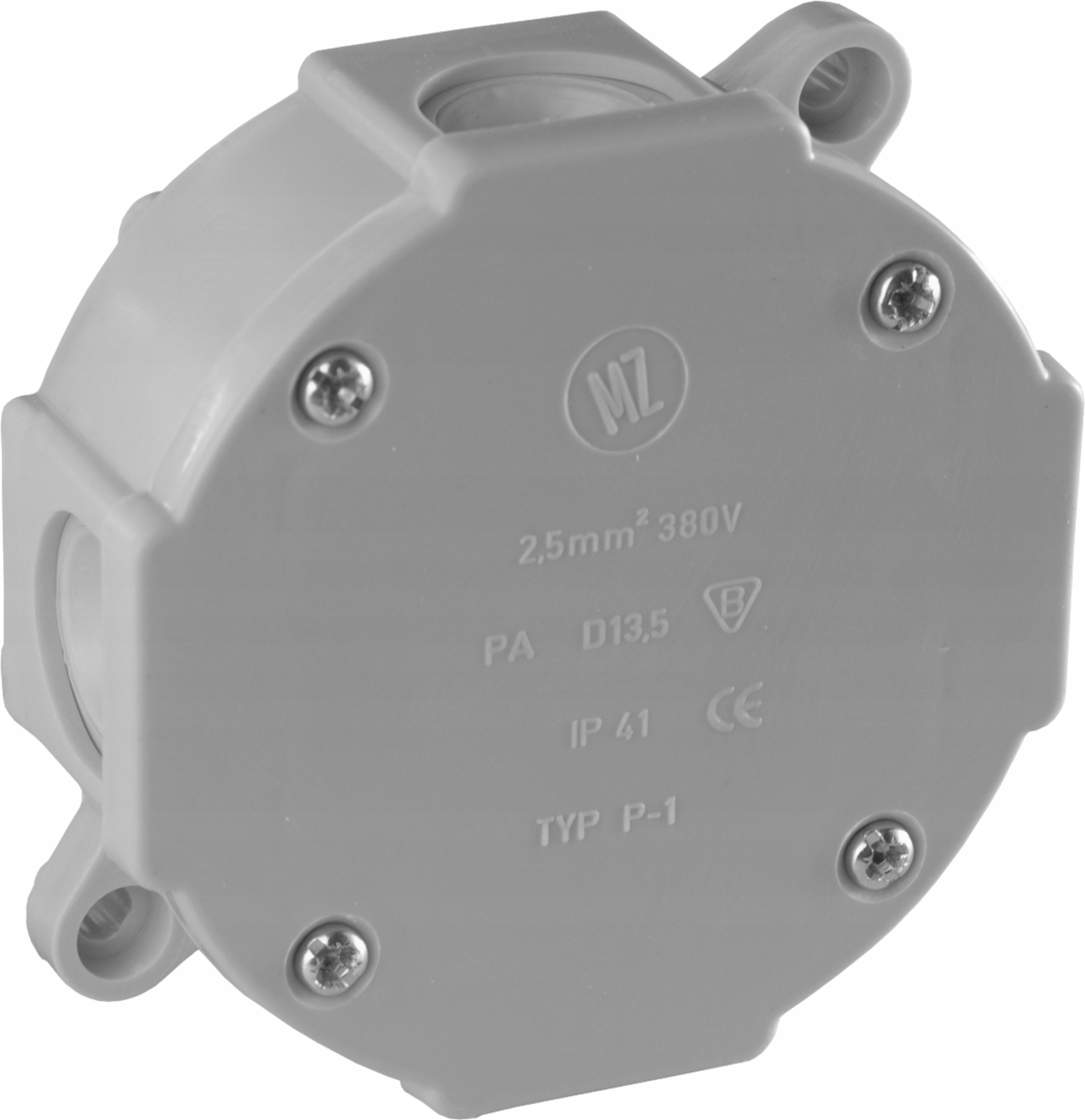 

Puszka elektryczna IP44 natynkowa 79x79x37 szara