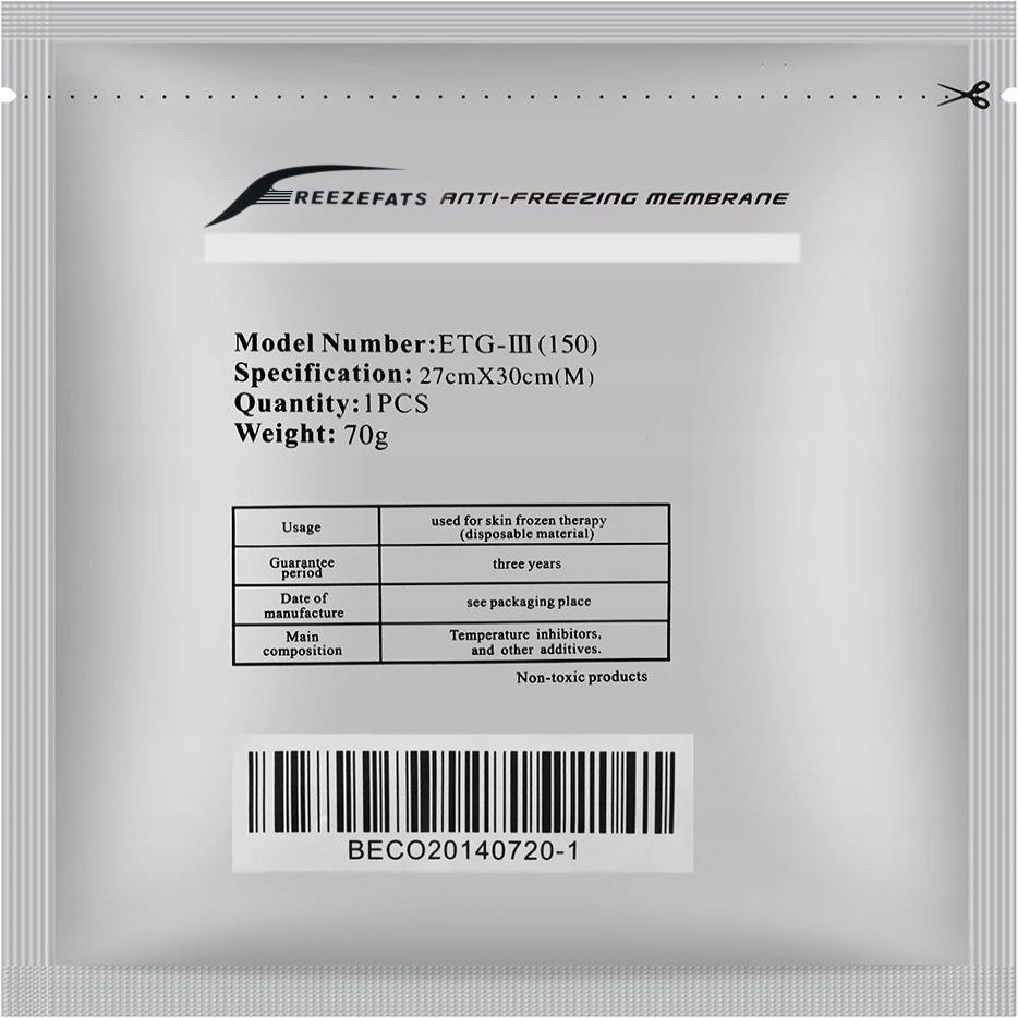 Kryolipolýzní Membrána 30 cm x 27 cm M (70 g) 10 ks