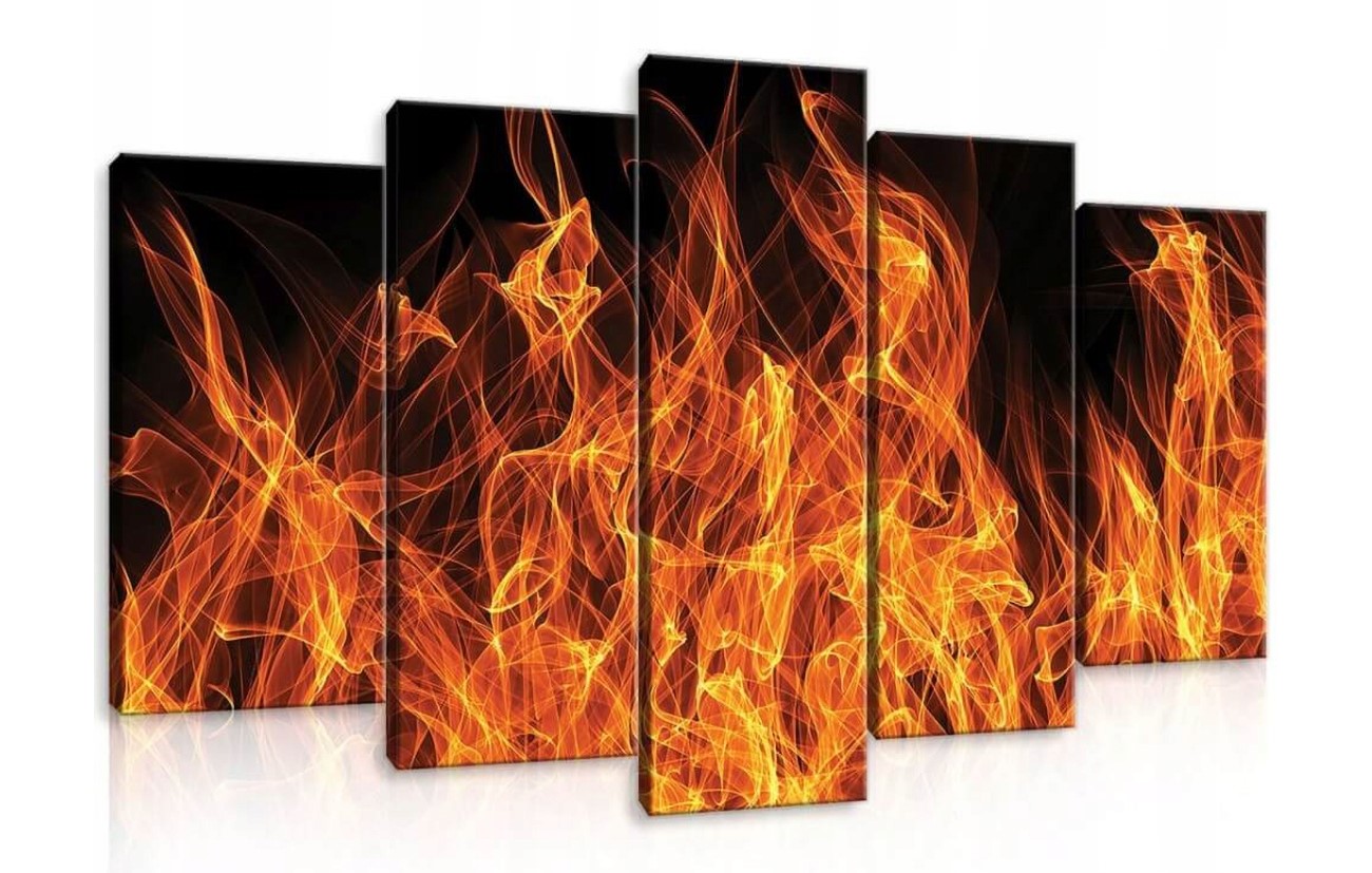 Obraz 100x60 Oheň plamen abstrakce energie dynamika teplo živel umění