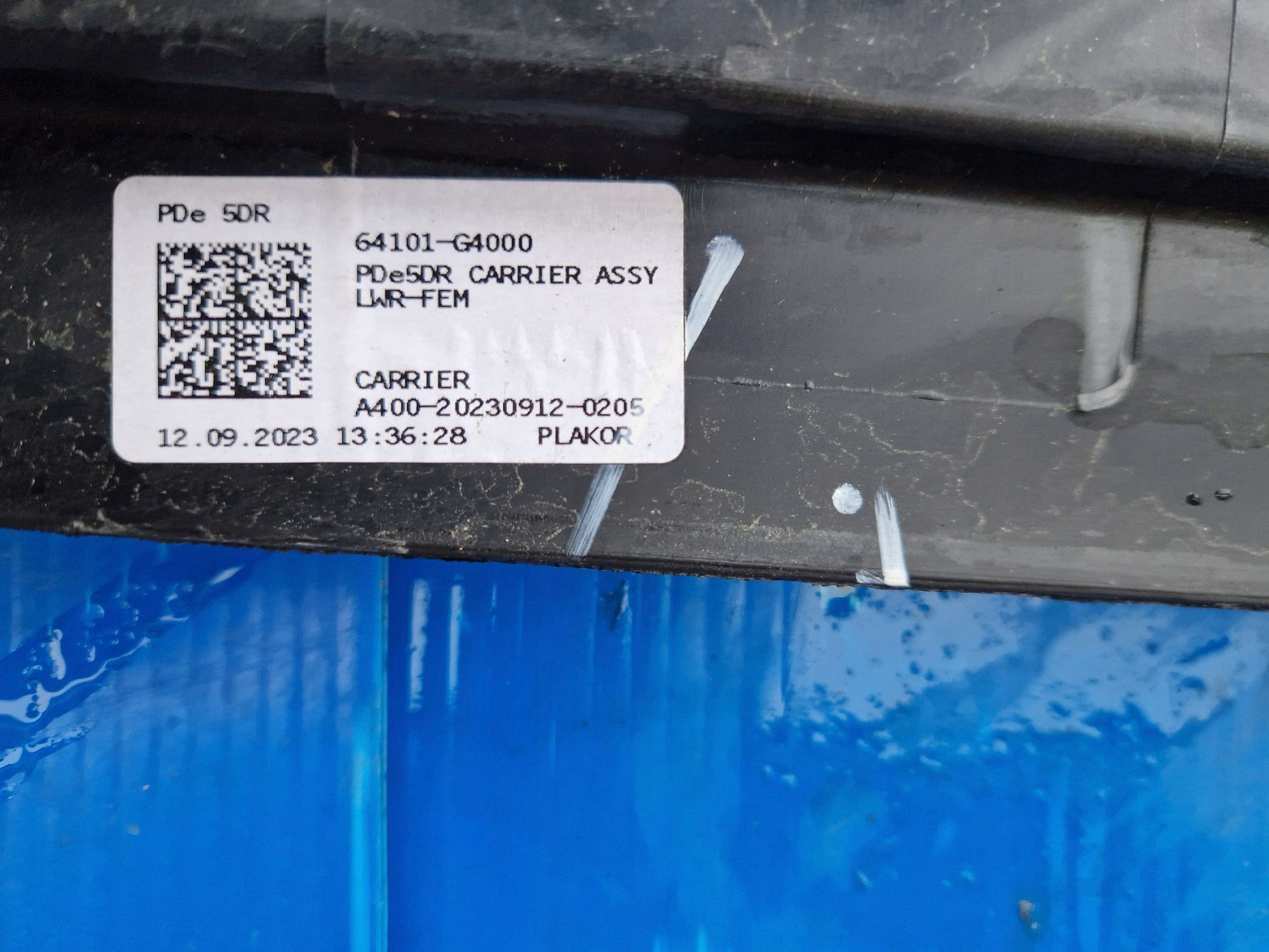 support panel for radiators pillar HYUNDAI I30 III 2016R->