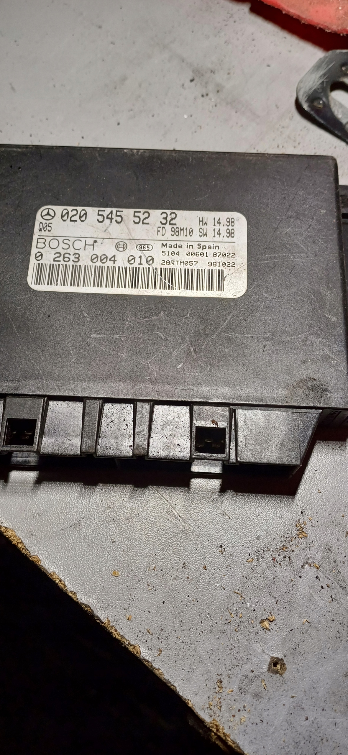 MERCEDES W220 S module control unit 0205455232