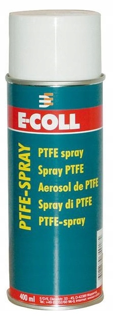 Тефлон PTFE спрей смазка 400ml E-COLL