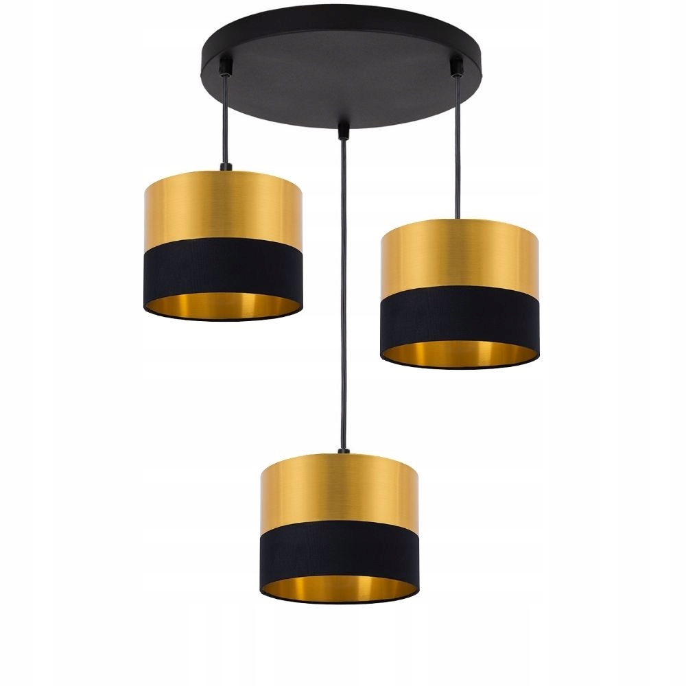 Závesná Lampa Luster Tienidlo Zlato Zlatý Tanier