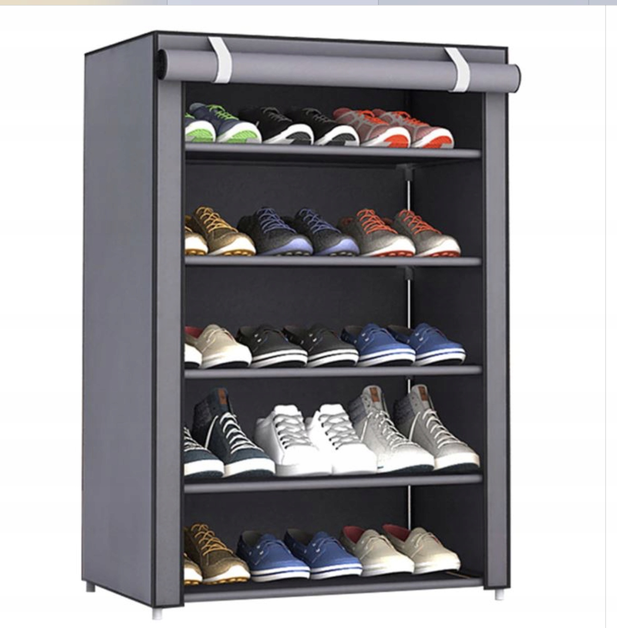 SZAFA TEKSTYLNA SKŁADANA XL SZAFKA GARDEROBA ORGANIZER MATERIAŁOWA NA BUTY Kod producenta SDH167